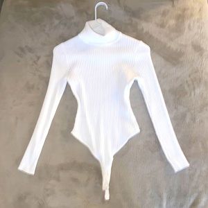Fashion Nova size small bodysuit color white soft material good condition